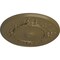 Ekena Millwork Flower Ceiling Medallion (Fits Canopies up to 3 7/8"), Hand-Painted Mississippi Mud, 27"OD x 1 1/8"P CM27FLMMF - alternate 2